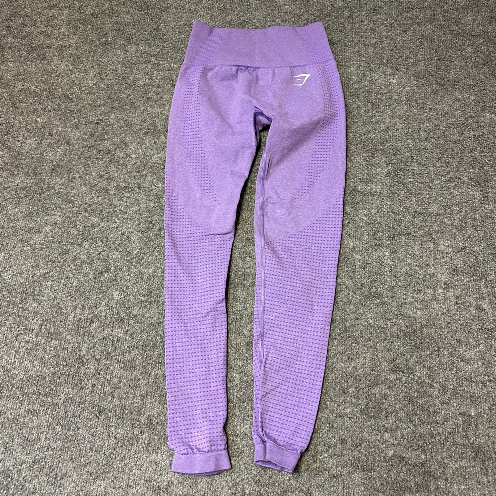 Gymshark Leggings Womens Size XS Purple Vital Seamless High Waisted Athletic
